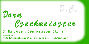 dora czechmeiszter business card